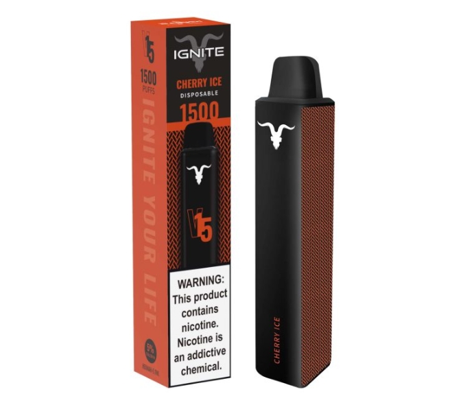 IGNITE V15 1500 Puffs Vape - kirsij&auml;&auml;: V&auml;rske ja Maitsev Elamus Eesti Veipimisturule 2025. aastal